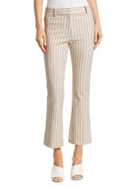 Derek Lam - Striped Crop Flare Pants at Saks Off 5th